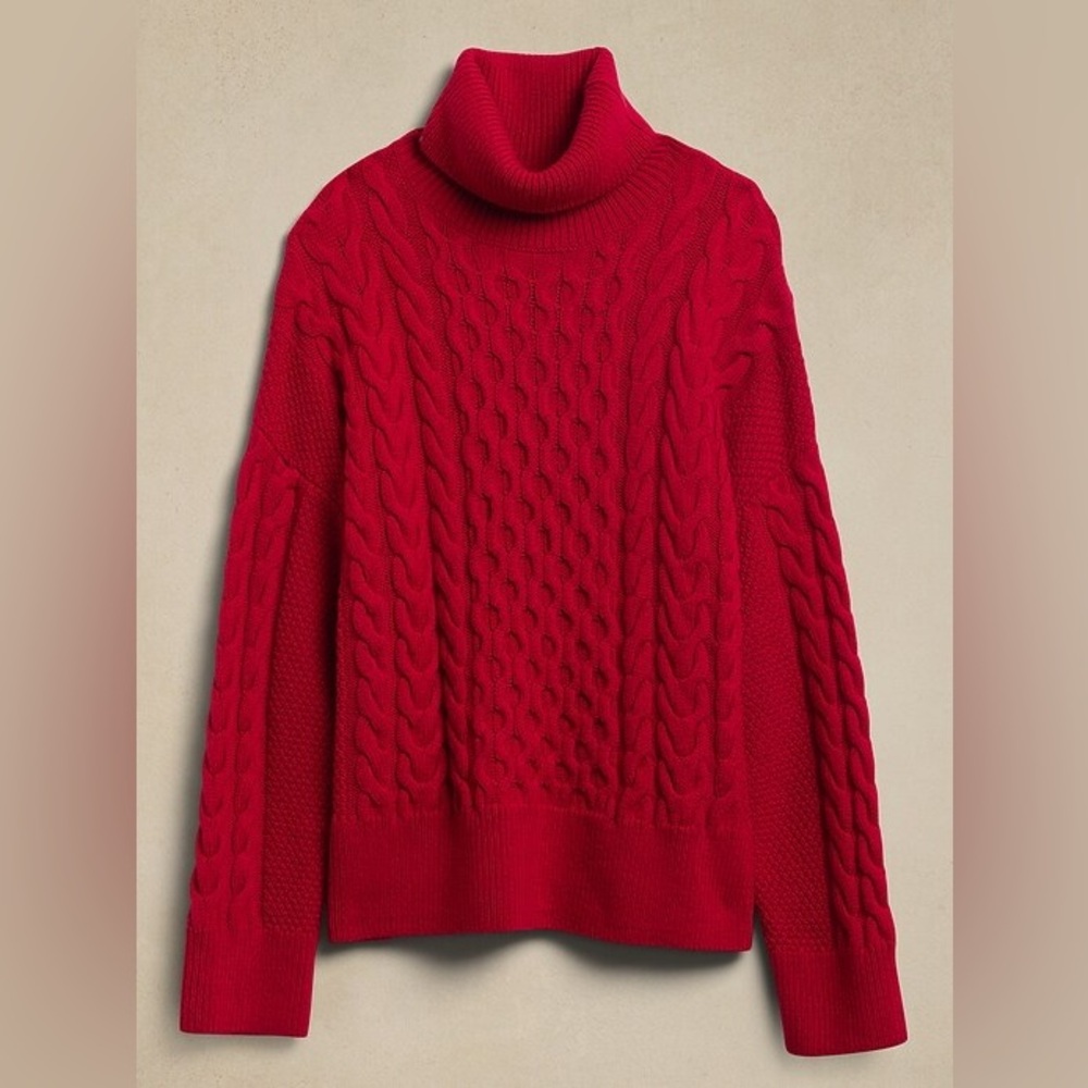 NWOT Banana Republic Devon Merino Wool Sweater